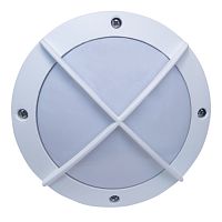 Светильник Ecola B4143S GX53 220В 10Вт Круг с решеткой IP65 Белый картинка 